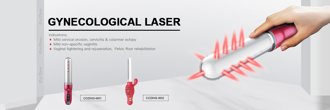 Gynecological laser therapy devices 