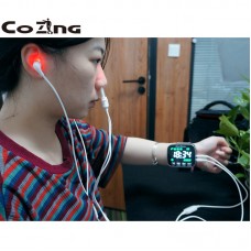COZING Medical 4 Color Laser Therapy Acupuncture Watch Treatment Sinusitis Sore Tinnitus Lower Blood Pressure blood Clean Naturally