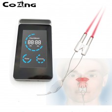 Rhinitis Sinusitis Nose Therapy Device Cure Hay Fever Low Frequency Pulsed Laser Therapeutic Massage Cleaning