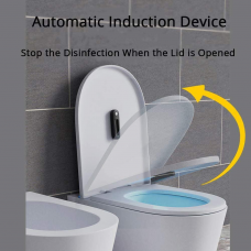 Portable UVC light sterilizer for bathroom